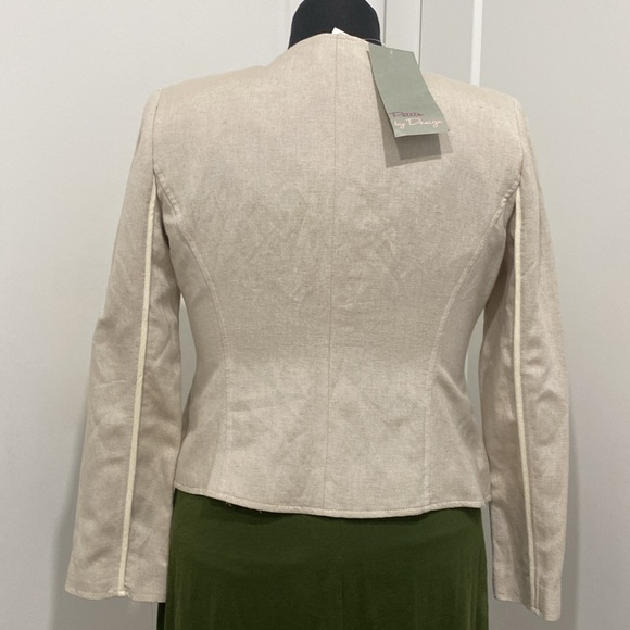 NWT Harve Benard Linen Blazer |Size 12P - Picture 5 of 13